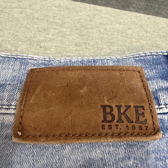 BKE Jake Jeans Mens 34x36 Blue Acid Wash Straight Leg Denim Casual Modern Y2K - Picture 7 of 7